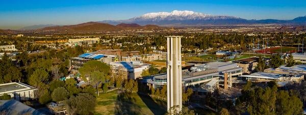 UCR campus with bell tower